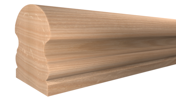 SHR-300-220-1-RO - 2-5/8" x 3" Red Oak Stair Handrail - $14.20/ft