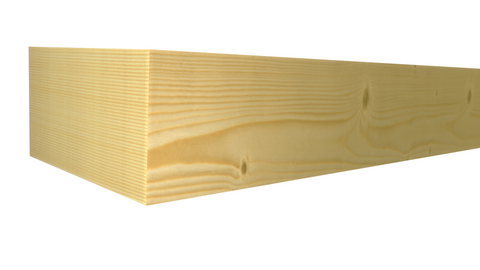 Profile View of Standard Size 1x2 Knotty Pine Boards - $0.52/ft sold by American Wood Moldings