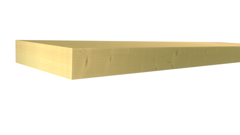 Profile View of Standard Size 1x4 Knotty Pine Boards - $0.84/ft sold by American Wood Moldings
