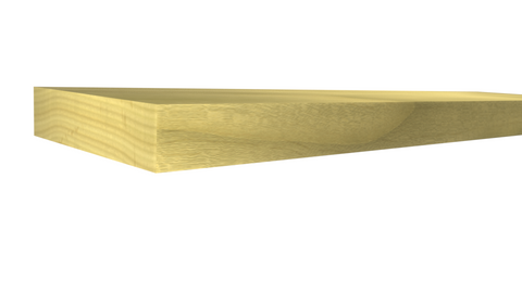 Profile View of Standard Size 1x4 Poplar Boards - $1.68/ft sold by American Wood Moldings