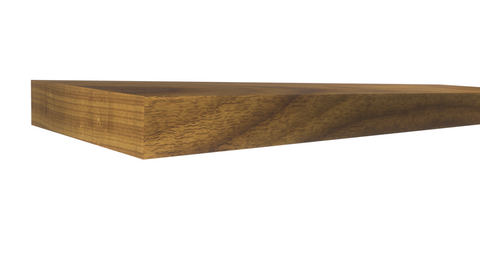 Profile View of Standard Size 1x4 Teak Boards - $24.96/ft sold by American Wood Moldings