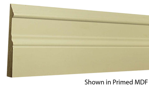 Profile View of Base Molding, product number BA-500-020-1-PM - 5/8" x 5" Primed MDF Base - $1.00/ft sold by American Wood Moldings