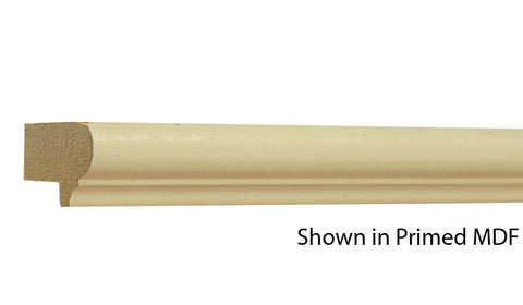 Profile View of Backband Molding, product number BB-110-028-1-PM - 7/8" x 1-5/16" Primed MDF Backband - $0.79/ft sold by American Wood Moldings