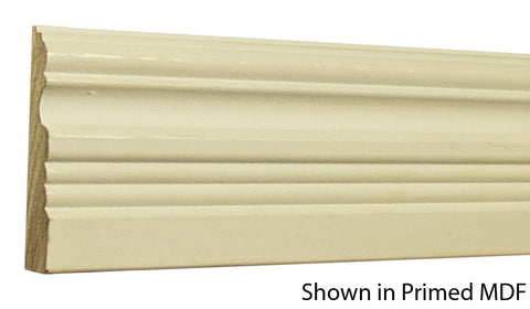 Profile View of Casing Molding, product number CA-316-024-1-PM - 3/4" x 3-1/2" Primed MDF Casing - $1.96/ft sold by American Wood Moldings