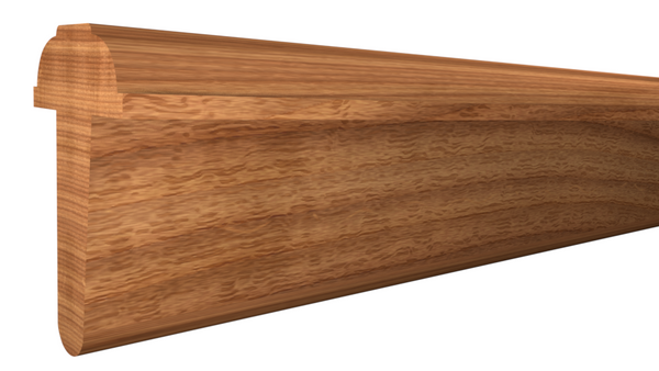 AS-200-108-1-AM - 1-1/4" x 2"  African Mahogany Interior Astragal - $15.94/ft