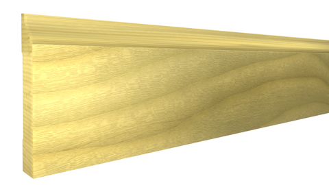 Profile View of Base Molding, product number BA-308-016-2-PO - 1/2" x 3-1/4" Poplar Base - $2.29/ft sold by American Wood Moldings