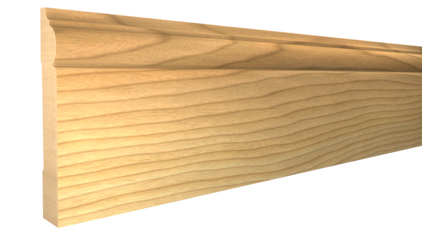 Profile View of Base Molding, product number BA-420-024-1-MA - 3/4" x 4-5/8" Maple Base - $6.21/ft sold by American Wood Moldings
