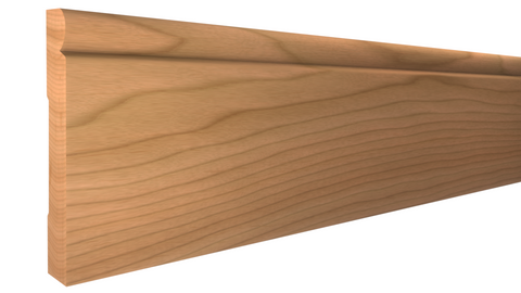 Profile View of Base Molding, product number BA-420-024-2-CH - 3/4" x 4-5/8" Cherry Base - $5.12/ft sold by American Wood Moldings