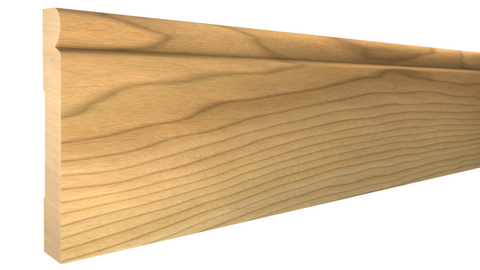 Profile View of Base Molding, product number BA-420-024-2-MA - 3/4" x 4-5/8" Maple Base - $6.21/ft sold by American Wood Moldings