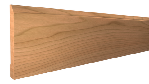 Profile View of Base Molding, product number BA-518-024-1-CH - 3/4" x 5-9/16" Cherry Base - $5.94/ft sold by American Wood Moldings