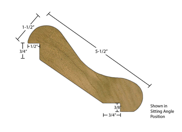 Red Oak Bar Railing Red Oak Bar Rail - BR-516-116-1-RO - $38.40/ft – American Wood Moldings