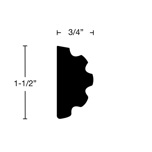 Maple Casing - CA-116-024-1-MA - $2.35/ft – American Wood Moldings