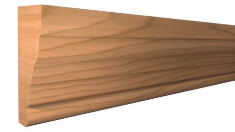 Profile View of Casing Molding, product number CA-216-102-1-CH - 1-1/16" x 2-1/2" Cherry Casing - $3.64/ft sold by American Wood Moldings