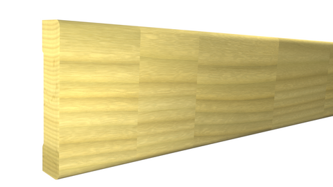 Profile View of Casing Molding, product number CA-308-025-1-FPO - 25/32" x 3-1/4" Finger Joint Poplar Casing - $2.22/ft sold by American Wood Moldings