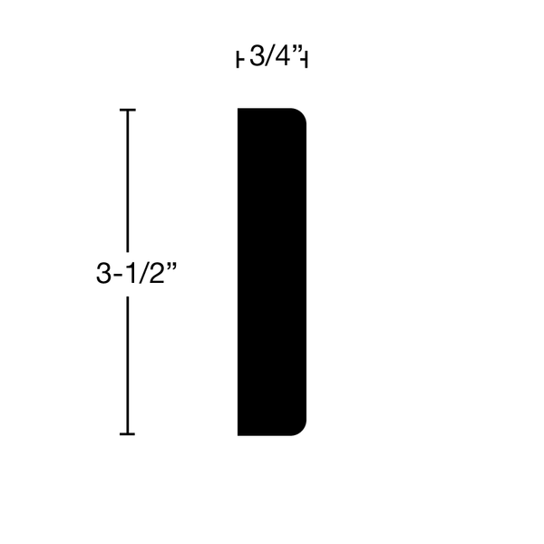 Hickory Casing - CA-316-024-10-HI - $4.62/ft – American Wood Moldings