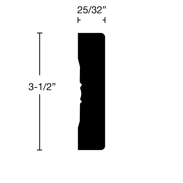Maple Casing - CA-316-025-1-MA - $3.80/ft – American Wood Moldings