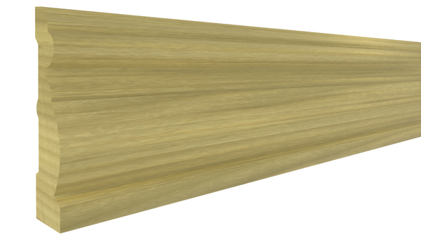 Profile View of Casing Molding, product number CA-318-026-2-PO - 13/16" x 3-9/16" Poplar Casing - $2.22/ft sold by American Wood Moldings