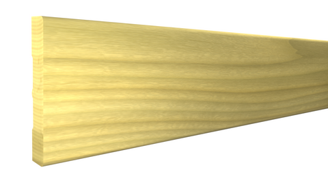 Profile View of Casing Molding, product number CA-408-024-2-PO - 3/4" x 4-1/4" Poplar Casing - $3.03/ft sold by American Wood Moldings