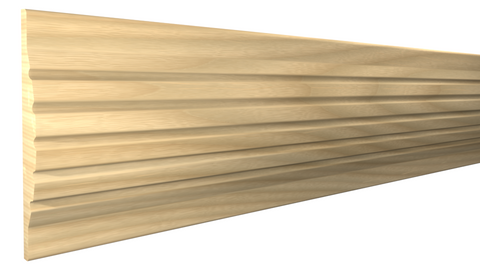 Profile View of Casing Molding, product number CA-526-026-1-AS - 13/16" x 5-13/16" Ash Casing - $8.45/ft sold by American Wood Moldings
