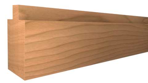 Profile View of Counter and Cabinet Components, product number CC-112-024-1-CH - 3/4" x 1-3/8" Cherry Counter and Cabinet Components - $2.74/ft sold by American Wood Moldings