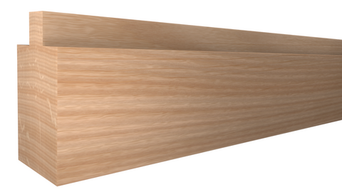 Profile View of Counter and Cabinet Components, product number CC-112-024-1-RO - 3/4" x 1-3/8" Red Oak Counter and Cabinet Components - $2.33/ft sold by American Wood Moldings