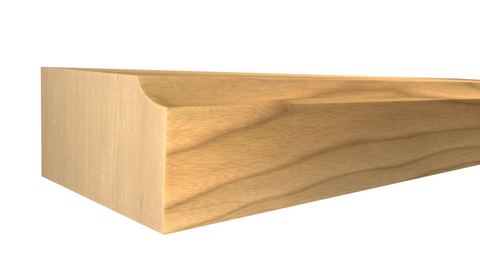 Profile View of Counter and Cabinet Components, product number CC-118-024-1-MA - 3/4" x 1-9/16" Maple Counter and Cabinet Components - $2.85/ft sold by American Wood Moldings