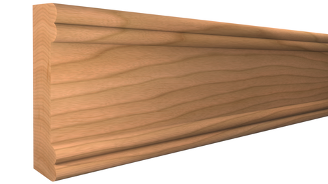 Profile View of Chair Rail Molding, product number CH-218-024-1-CH - 3/4" x 2-9/16" Cherry Chair Rail - $3.30/ft sold by American Wood Moldings
