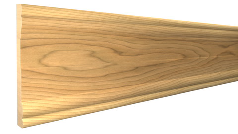 Profile View of Chair Rail Molding, product number CH-300-010-1-MA - 5/16" x 3" Maple Chair Rail Backer - $4.70/ft sold by American Wood Moldings