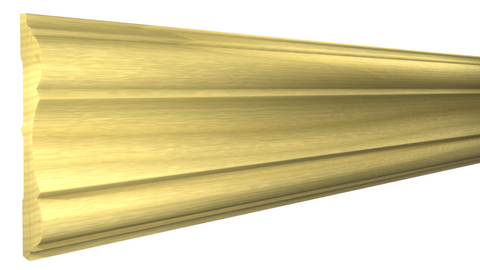 Profile View of Chair Rail Molding, product number CH-328-026-1-PO - 13/16" x 3-7/8" Poplar Chair Rail - $6.07/ft sold by American Wood Moldings