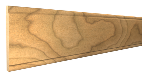 Profile View of Chair Rail Molding, product number CH-416-014-1-MA - 7/16" x 4-1/2" Maple Chair Rail - $7.54/ft sold by American Wood Moldings