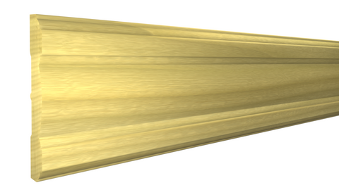 Profile View of Chair Rail Molding, product number CH-416-024-1-PO - 3/4" x 4-1/2" Poplar Chair Rail - $5.03/ft sold by American Wood Moldings