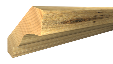 Knotty Hickory Crown Moldings