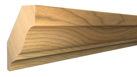 Profile View of Crown Molding, product number CR-208-024-1-MA - 3/4" x 2-1/4" Maple Crown - $3.53/ft sold by American Wood Moldings