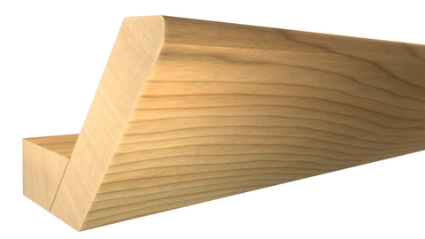 Profile View of Crown Molding, product number CR-220-326-1-MA - 3-13/16" x 2-5/8" Maple Crown - $4.69/ft sold by American Wood Moldings