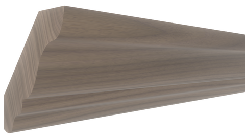 CR-224-022-1-WA - 11/16" x 2-3/4" Walnut Crown - $7.13/ft