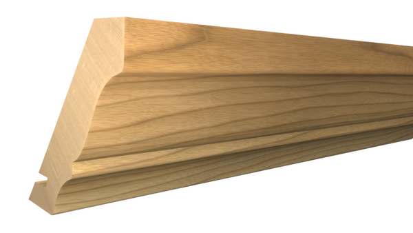 Profile View of Crown Molding, product number CR-316-026-1-MA - 13/16" x 3-1/2" Maple Crown - $4.10/ft sold by American Wood Moldings