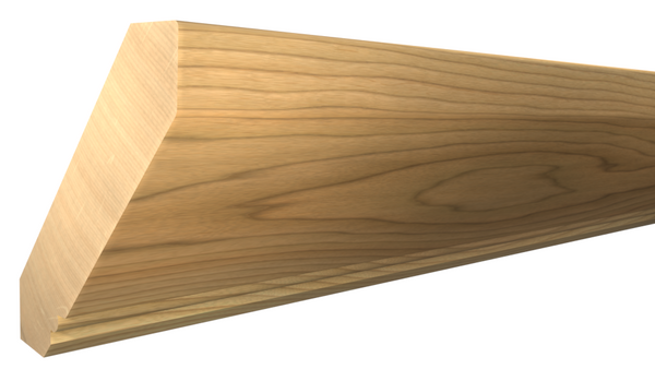 Profile View of Crown Molding, product number CR-320-024-2-MA - 3/4" x 3-5/8" Maple Crown - $4.24/ft sold by American Wood Moldings