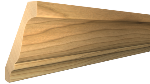 Profile View of Crown Molding, product number CR-420-024-2-MA - 3/4" x 4-5/8" Maple Crown - $6.20/ft sold by American Wood Moldings