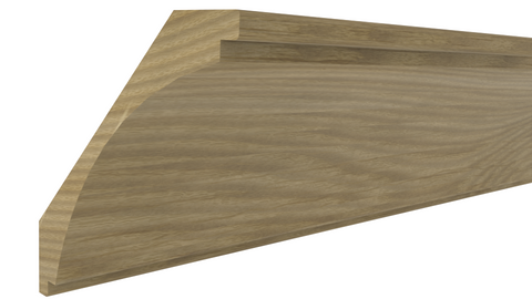 CR-520-030-1-WO - 15/16" x 5-5/8" White Oak Crown - $15.44/ft