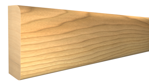 Profile View of Door Stop Molding, product number DS-108-014-1-MA - 7/16" x 1-1/4" Maple Door Stop - $3.55/ft sold by American Wood Moldings