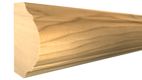 Profile View of Panel Molding, product number PA-024-016-3-MA - 1/2" x 3/4" Maple Panel Molding - $2.19/ft sold by American Wood Moldings