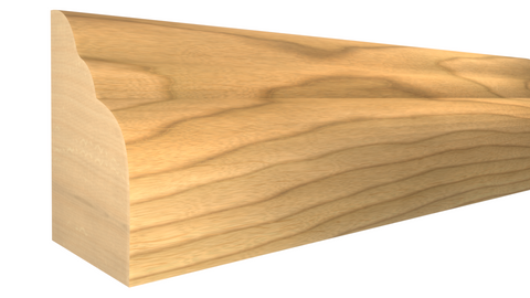 Profile View of Panel Molding, product number PA-024-016-4-MA - 1/2" x 3/4" Maple Panel Molding - $2.19/ft sold by American Wood Moldings