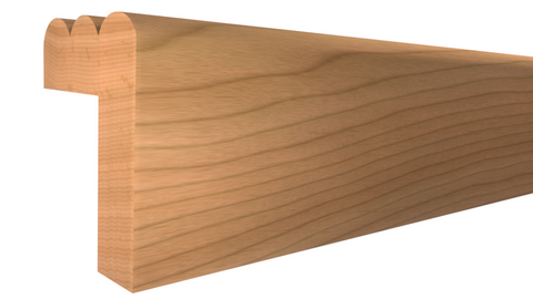 Profile View of Panel Molding, product number PA-031-024-1-CH - 3/4" x 31/32" Cherry Panel Molding - $2.18/ft sold by American Wood Moldings