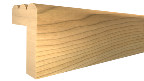 Profile View of Panel Molding, product number PA-031-024-1-MA - 3/4" x 31/32" Maple Panel Molding - $2.19/ft sold by American Wood Moldings