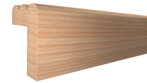 Profile View of Panel Molding, product number PA-031-024-1-RO - 3/4" x 31/32" Red Oak Panel Molding - $1.78/ft sold by American Wood Moldings