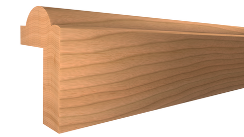 Profile View of Panel Molding, product number PA-100-024-2-CH - 3/4" x 1" Cherry Panel Molding - $2.18/ft sold by American Wood Moldings
