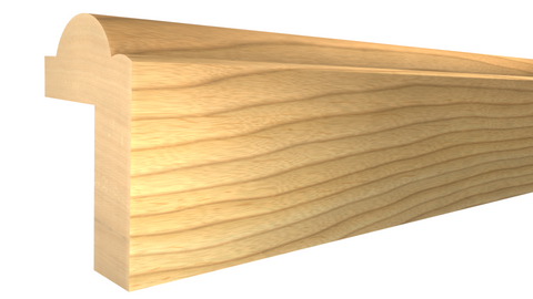 Profile View of Panel Molding, product number PA-100-024-2-MA - 3/4" x 1" Maple Panel Molding - $2.19/ft sold by American Wood Moldings
