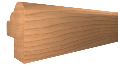 Profile View of Panel Molding, product number PA-100-024-3-CH - 3/4" x 1" Cherry Panel Molding - $2.18/ft sold by American Wood Moldings