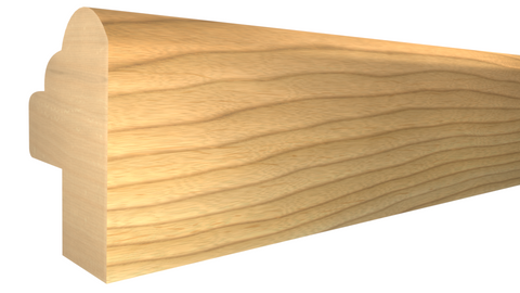 Profile View of Panel Molding, product number PA-100-024-3-MA - 3/4" x 1" Maple Panel Molding - $2.19/ft sold by American Wood Moldings