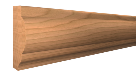 Profile View of Panel Molding, product number PA-106-016-1-CH - 1/2" x 1-3/16" Cherry Panel Molding - $2.17/ft sold by American Wood Moldings